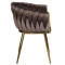 Стул Onder Mebli LOLA GD Шоколад UC-908 Бархат-3-thumb