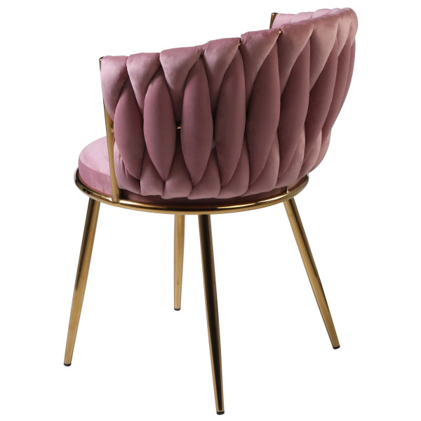 Стілець Onder Mebli MILA GD Фрез UC-906 Оксамит-4