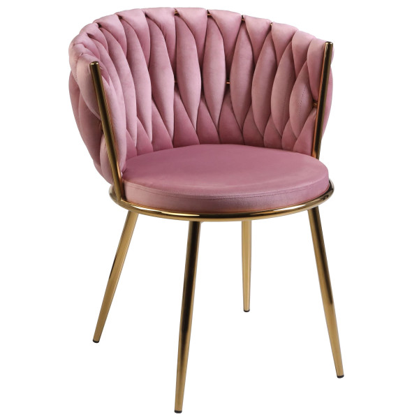 Стілець Onder Mebli MILA GD Фрез UC-906 Оксамит-0