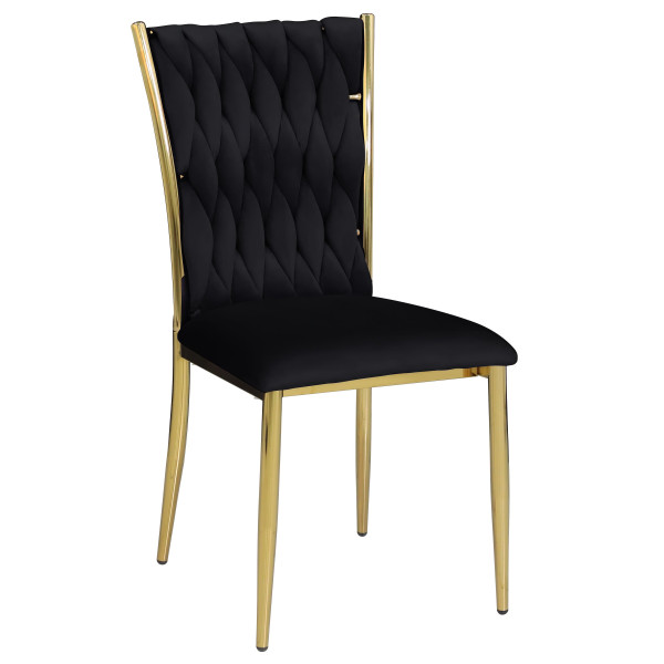 Стул Onder Mebli NUVO GD Черный UC-904 Бархат-0