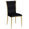 Стул Onder Mebli NUVO GD Черный UC-904 Бархат-0-thumb