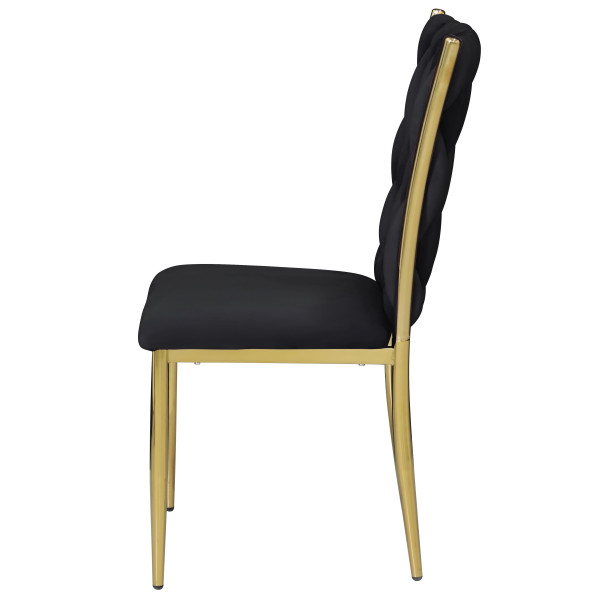 Стул Onder Mebli NUVO GD Черный UC-904 Бархат-4