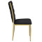 Стул Onder Mebli NUVO GD Черный UC-904 Бархат-3-thumb