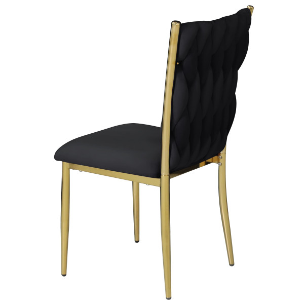 Стул Onder Mebli NUVO GD Черный UC-904 Бархат-6