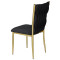Стул Onder Mebli NUVO GD Черный UC-904 Бархат-6-thumb