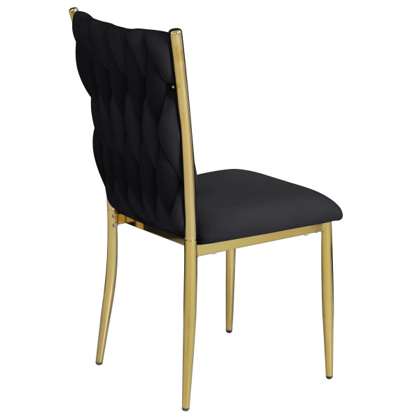 Стул Onder Mebli NUVO GD Черный UC-904 Бархат-5