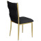 Стул Onder Mebli NUVO GD Черный UC-904 Бархат-5-thumb