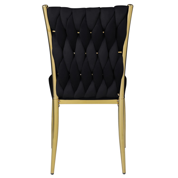 Стул Onder Mebli NUVO GD Черный UC-904 Бархат-7