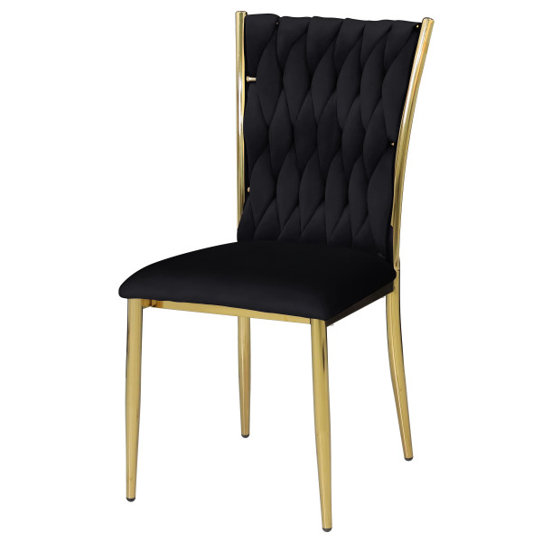 Стул Onder Mebli NUVO GD Черный UC-904 Бархат-1