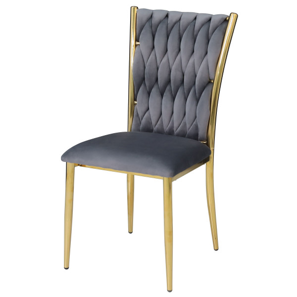 Стул Onder Mebli NUVO GD Серый UC-901 Бархат-1