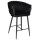Напівбарний стілець Onder Mebli Lola BAR 65-ML (BK) Чорний UC-904 Оксамит