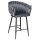Напівбарний стілець Onder Mebli Lola BAR 65-ML (BK) Сірий UC-901 Оксамит