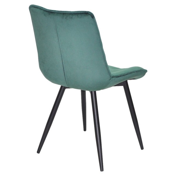 Стілець Onder Mebli BRAD BK Зелений PH-602 Оксамит-4