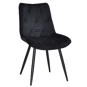 Стул Onder Mebli BRAD BK Черный PH-606 Бархат