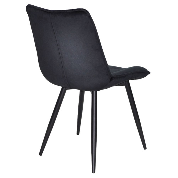 Стул Onder Mebli BRAD BK Черный PH-606 Бархат-4