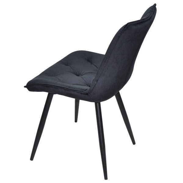 Стул Onder Mebli BRAD BK Черный PH-606 Бархат-5