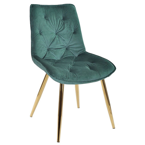 Стул Onder Mebli BRAD GD Зеленый PH-602 Бархат-0