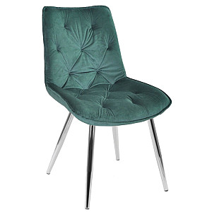Стілець Onder Mebli BRAD CH Зелений PH-602 Оксамит