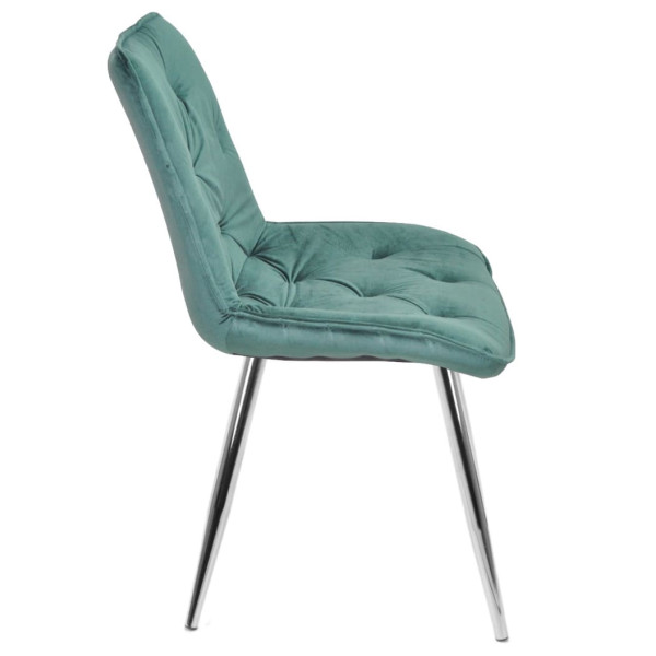 Стілець Onder Mebli BRAD CH Зелений PH-602 Оксамит-1