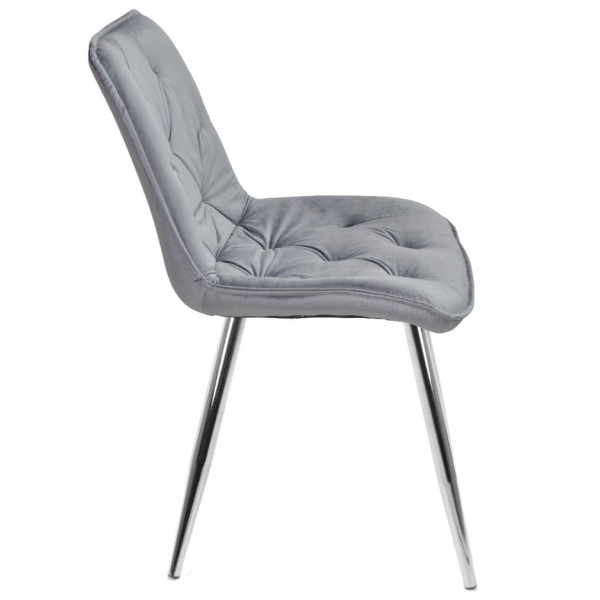 Стул Onder Mebli BRAD CH Серый PH-601 Бархат-1