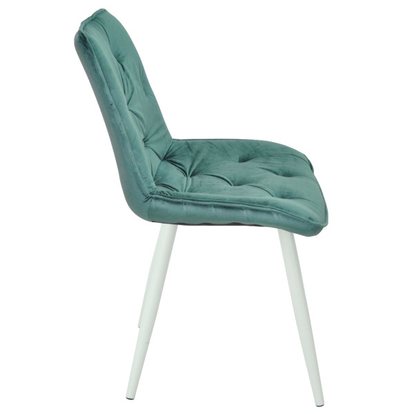 Стул Onder Mebli BRAD WT Зеленый PH-602 Бархат-1