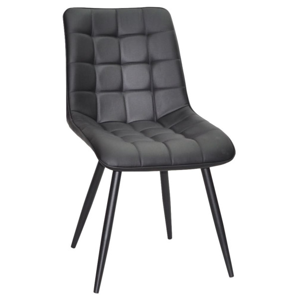 Стул Onder Mebli DARIN BK Черный Экокожа-0