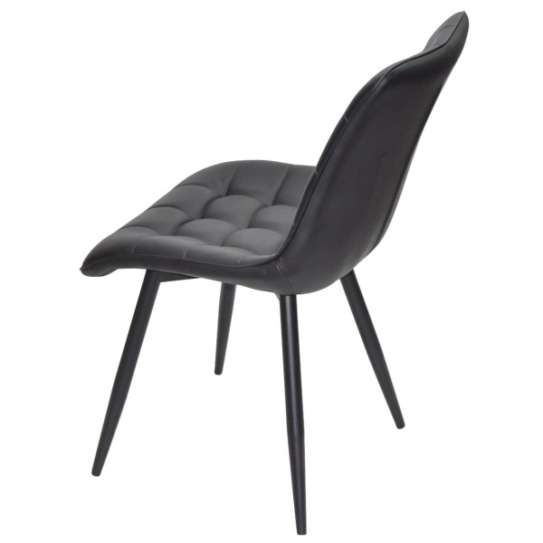 Стул Onder Mebli DARIN BK Черный Экокожа-4