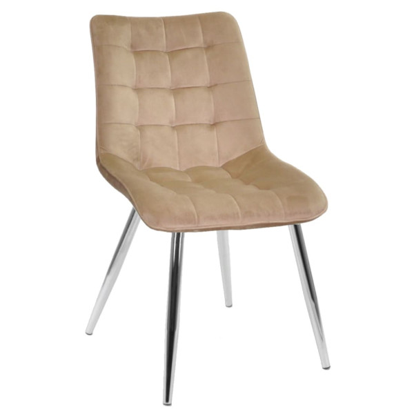 Стул Onder Mebli DARIN CH Бежевый PH-604 Бархат-0