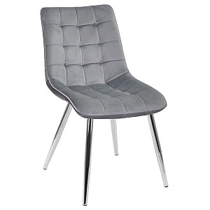 Стілець Onder Mebli DARIN CH Сірий PH-601 Оксамит