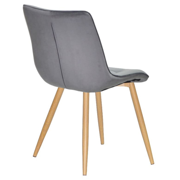 Стул Onder Mebli DARIN WD Серый PH-601 Бархат-2