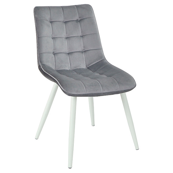 Стул Onder Mebli DARIN WT Серый PH-601 Бархат-0