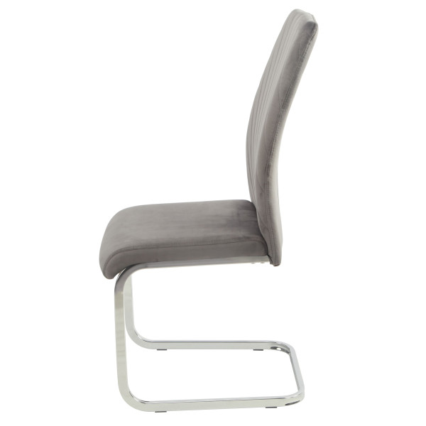 Стул Onder Mebli MALTA U-СН Серый OR-852 Бархат-2