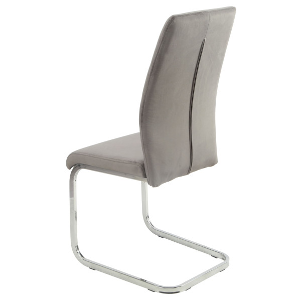 Стул Onder Mebli MALTA U-СН Серый OR-852 Бархат-5