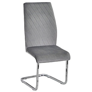Стул Onder Mebli MALTA U-СН Серый OR-852 Бархат