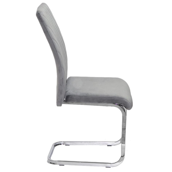 Стул Onder Mebli MALTA U-СН Серый OR-852 Бархат-3