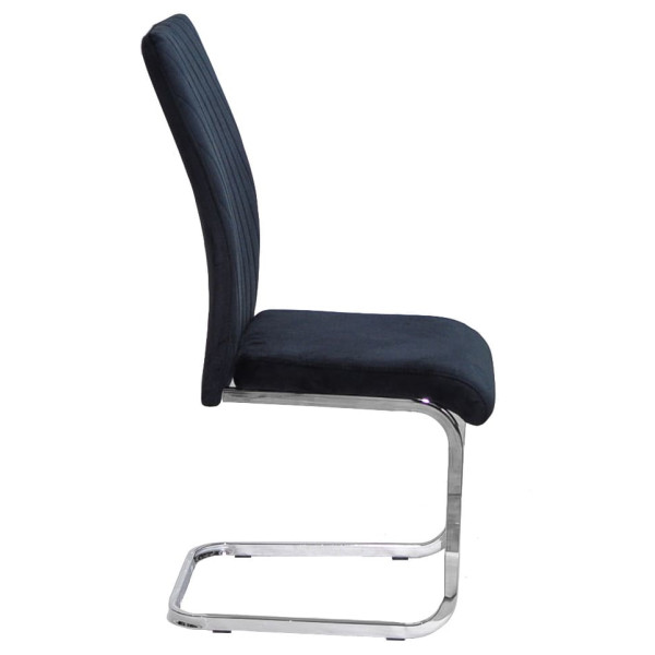 Стілець Onder Mebli MALTA U-СН Чорний OR-854 Оксамит-1
