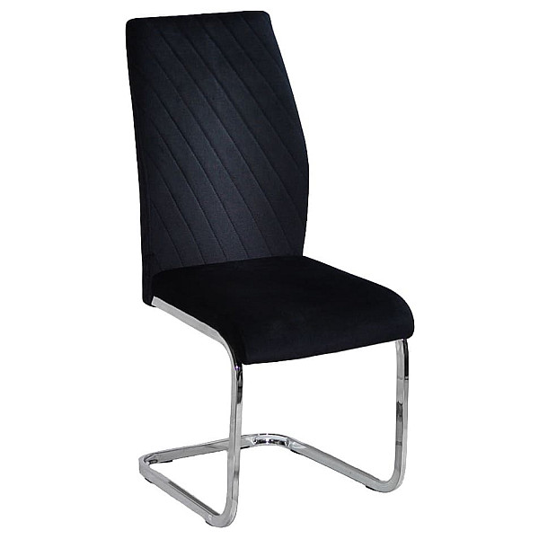 Стілець Onder Mebli MALTA U-СН Чорний OR-854 Оксамит-0