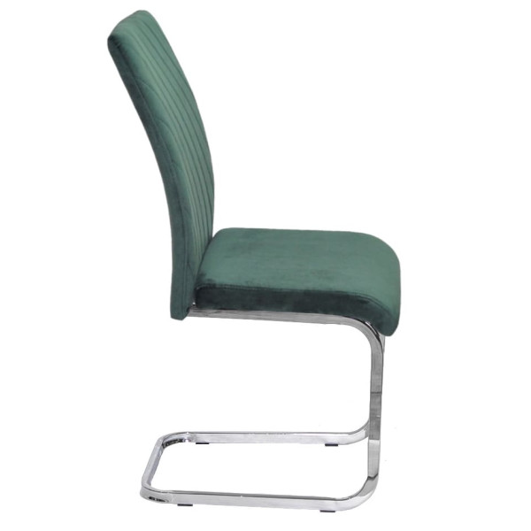 Стул Onder Mebli MALTA U-СН Зеленый OR-853 Бархат-1
