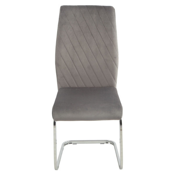 Стул Onder Mebli MALTA U-СН Серый OR-852 Бархат-4