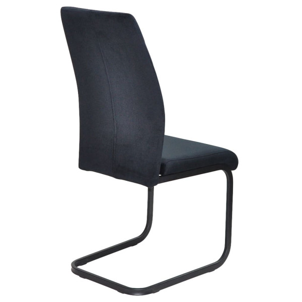 Стілець Onder Mebli MALTA U-BK Чорний OR-854 Оксамит-3