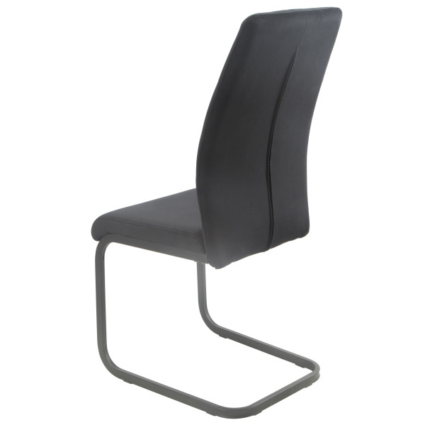 Стілець Onder Mebli MALTA U-BK Чорний OR-854 Оксамит-4