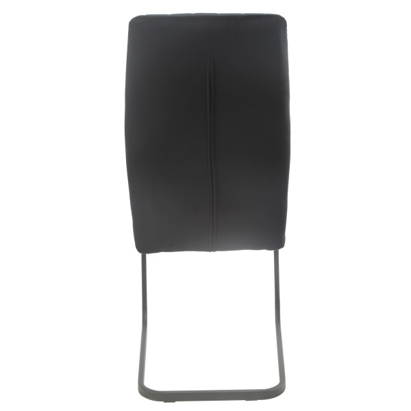 Стілець Onder Mebli MALTA U-BK Чорний OR-854 Оксамит-5
