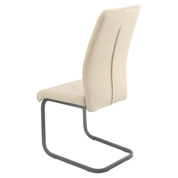 Стілець Onder Mebli MALTA U-BK Бежевий OR-851 Оксамит-2