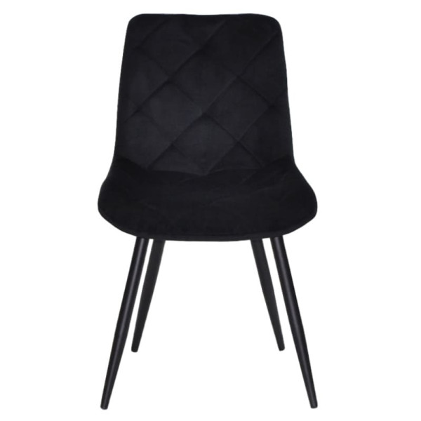 Стул Onder Mebli MIKE BK Черный PH-606 Бархат-1