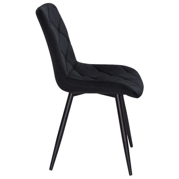 Стул Onder Mebli MIKE BK Черный PH-606 Бархат-4