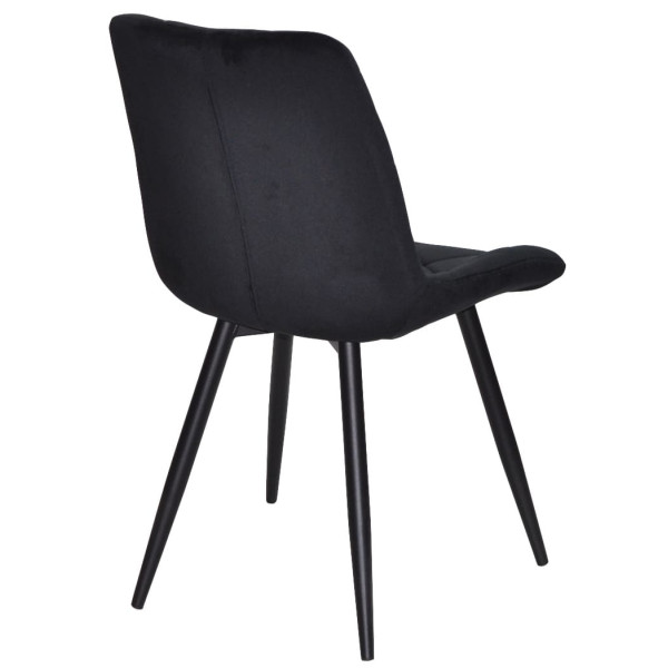 Стул Onder Mebli MIKE BK Черный PH-606 Бархат-5