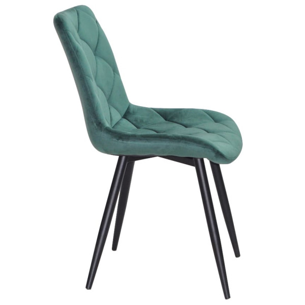 Стул Onder Mebli MIKE BK Зеленый PH-602 Бархат-3