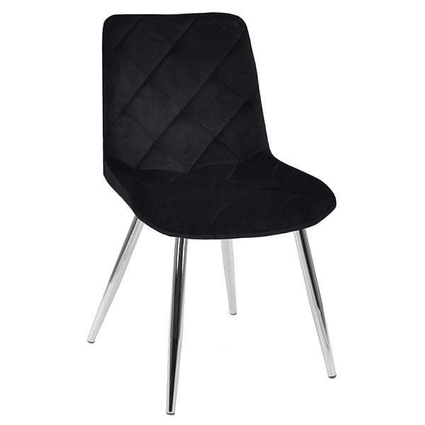Стілець Onder Mebli MIKE CH Чорний PH-606 Оксамит-0