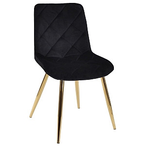 Стілець Onder Mebli MIKE GD Чорний PH-606 Оксамит