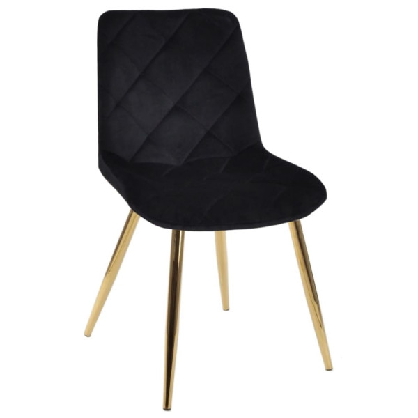 Стілець Onder Mebli MIKE GD Чорний PH-606 Оксамит-0
